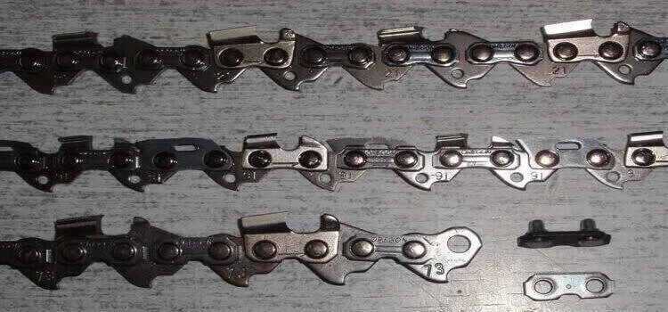 numbers on a chainsaw chain