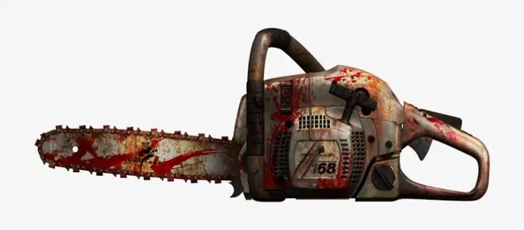 how to clean chainsaw rust